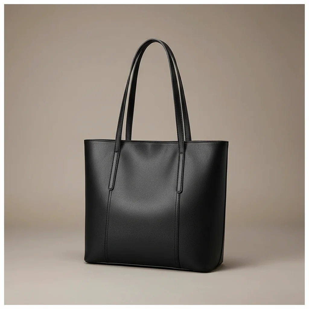 Sac lycéenne cabas cuir fendu a4 - Vue 1 - sac lycéenne