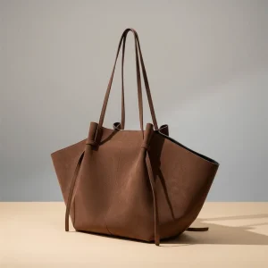 Sac lycéenne cabas daim synthétique confortable - Vue 2 - sac lycéenne
