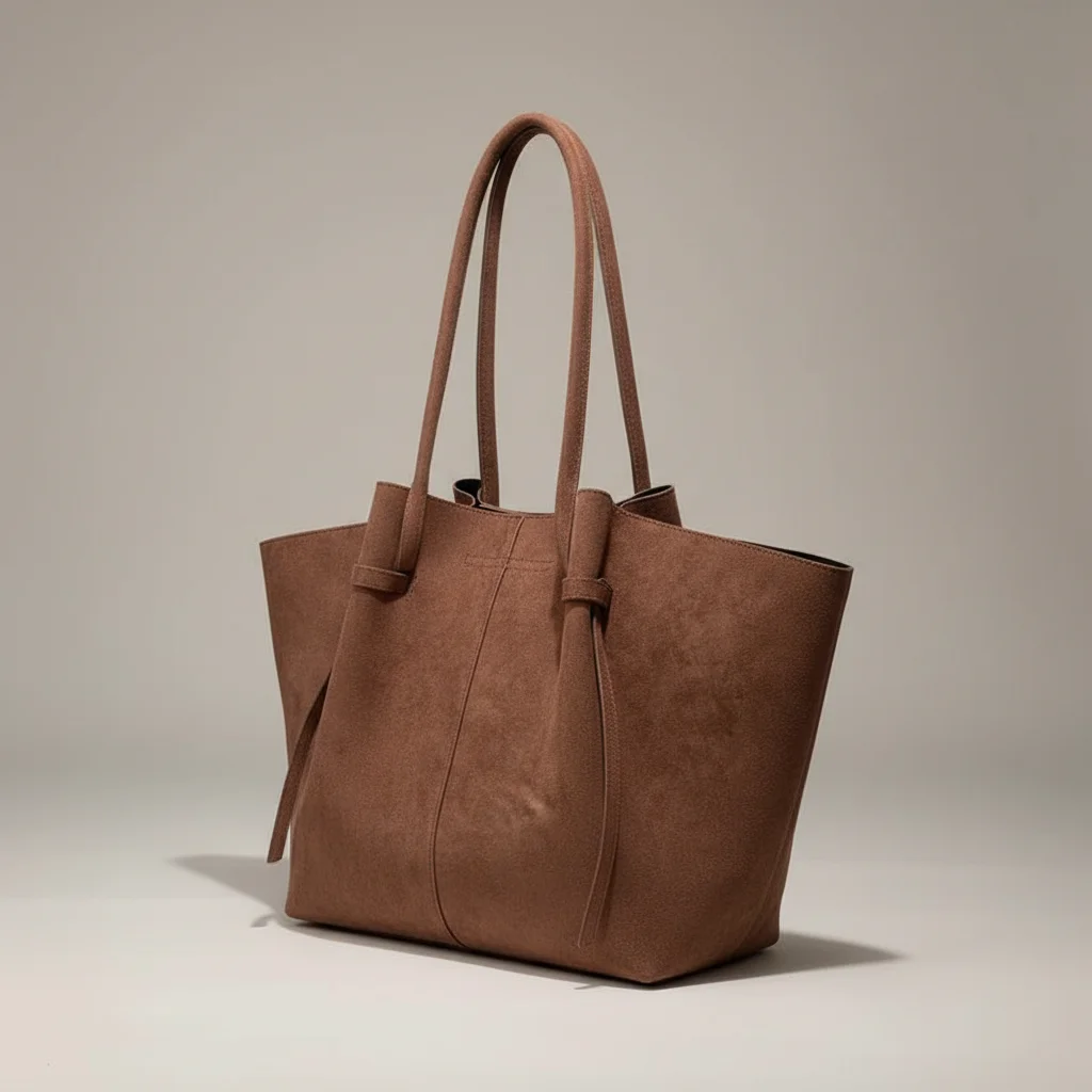 Sac lycéenne cabas daim synthétique confortable - Vue 4 - sac lycéenne