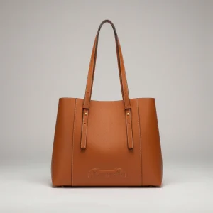 Sac lycéenne cabas similicuir grainé - Vue 1 - sac lycéenne