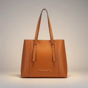Sac lycéenne cabas similicuir grainé - Vue 2 - sac lycéenne