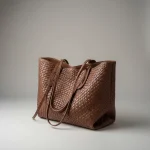 Sac lycéenne cabas tressé similicuir - Vue 1 - sac lycéenne