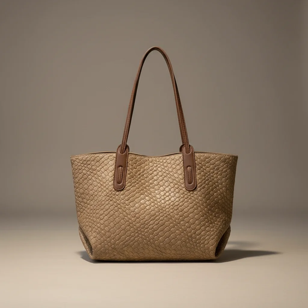 Sac lycéenne cabas tressé similicuir - Vue 12 - sac lycéenne
