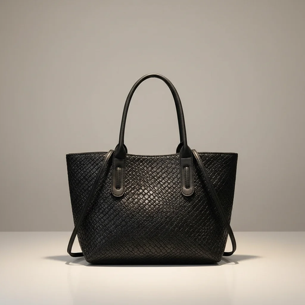 Sac lycéenne cabas tressé similicuir - Vue 5 - sac lycéenne