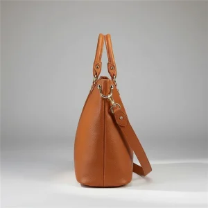 Sac lycéenne cuir fendu bandoulière ajustable - Vue 2 - sac lycéenne