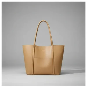 sac lycéenne cuir fendu business - Vue 1 - sac lycéenne