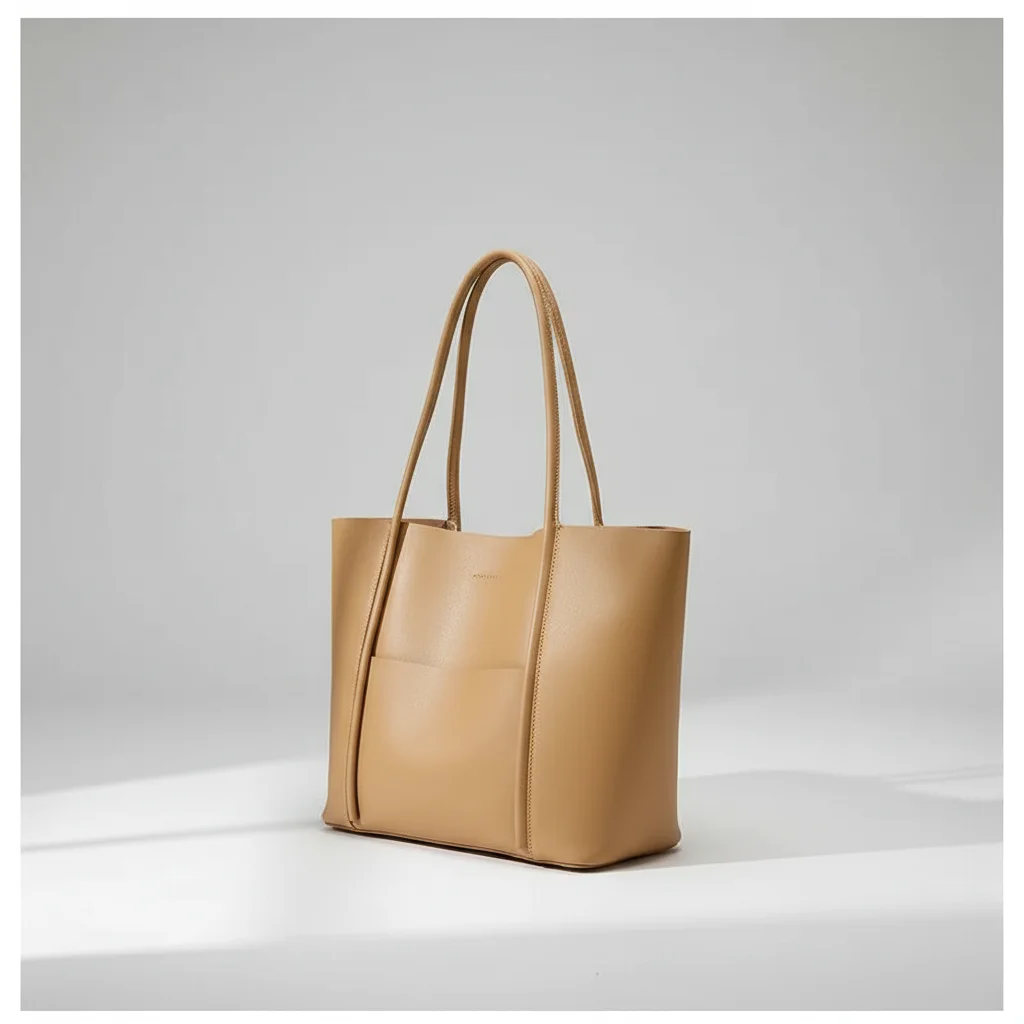 sac lycéenne cuir fendu business - Vue 4 - sac lycéenne