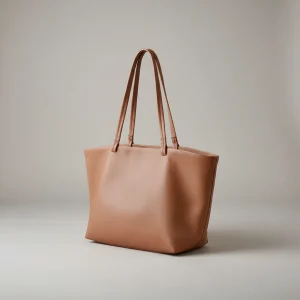 Sac lycéenne cuir grainé grande capacité - Vue 1 - sac lycéenne