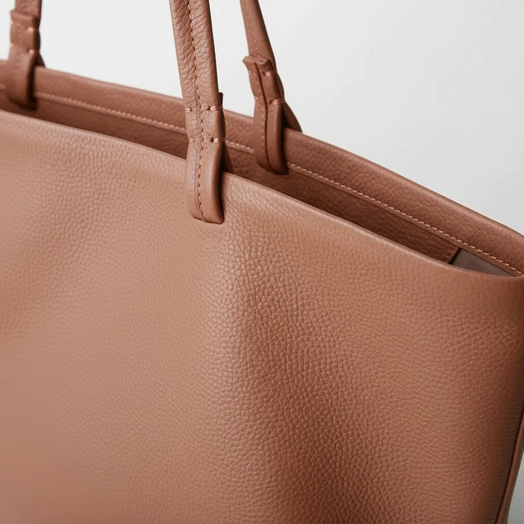 Sac lycéenne cuir grainé grande capacité - Vue 4 - sac lycéenne