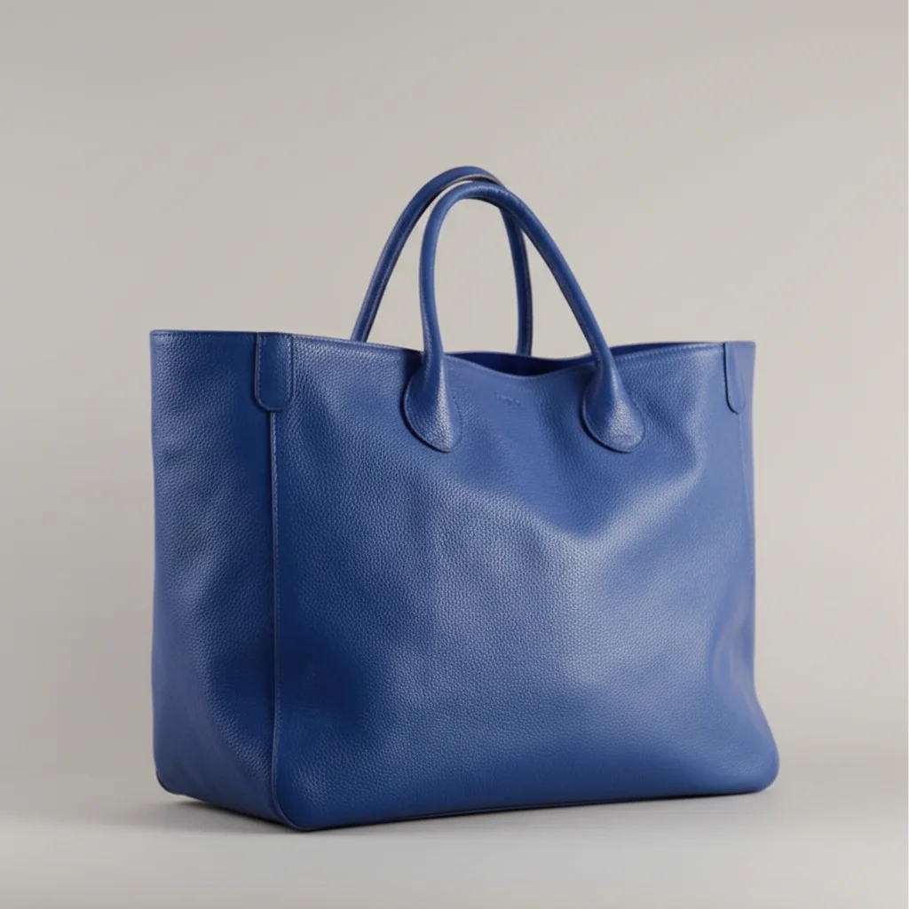 Sac lycéenne cuir grand format élégant - Vue 3 - sac lycéenne