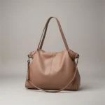 sac lycéenne cuir pu souple bandoulière - Vue 1 - sac lycéenne