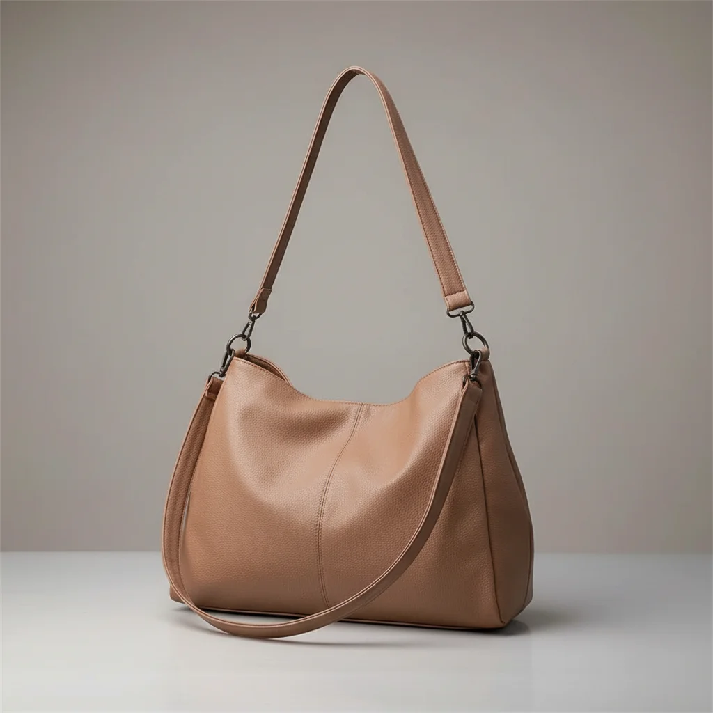sac lycéenne cuir pu souple bandoulière - Vue 2 - sac lycéenne