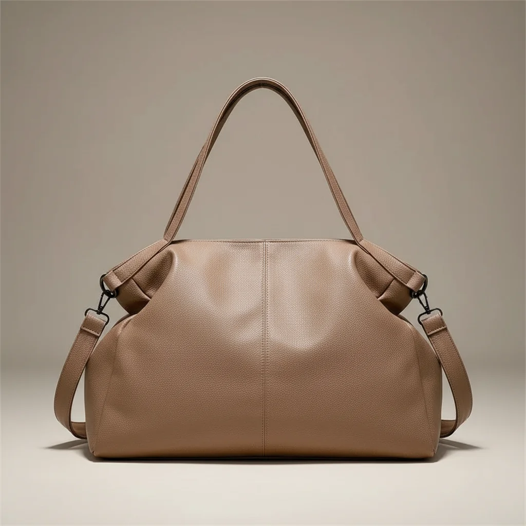sac lycéenne cuir pu souple bandoulière - Vue 6 - sac lycéenne