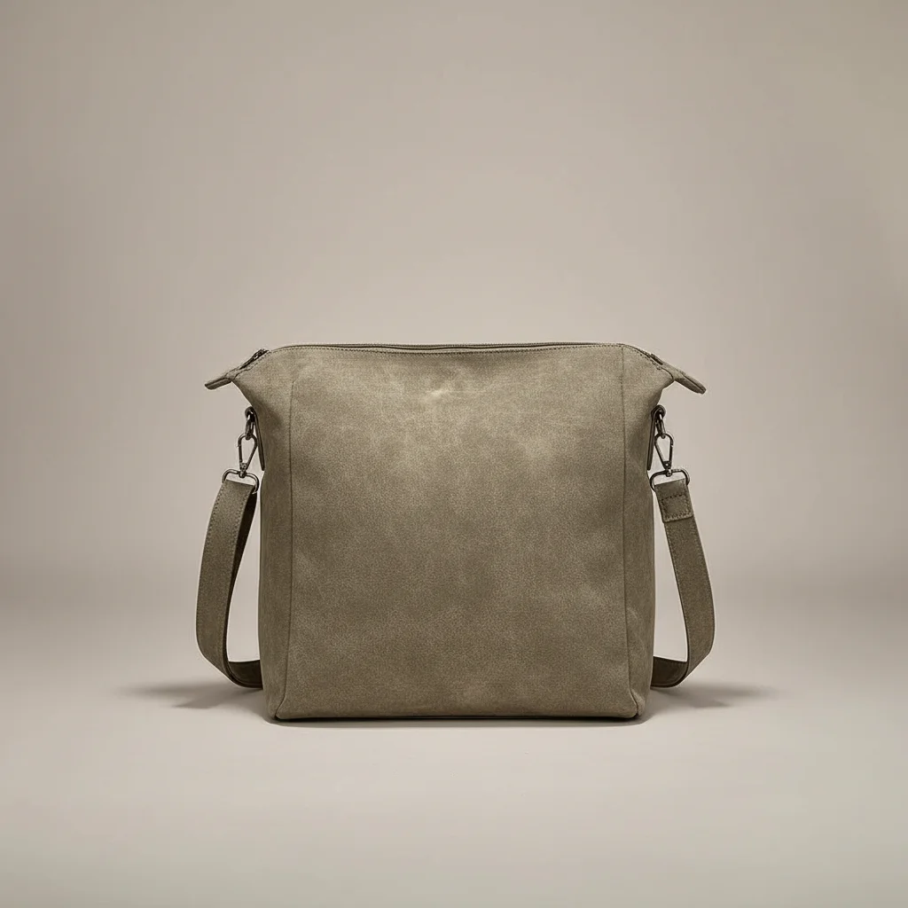 Sac lycéenne daim synthétique bandoulière ajustable - Vue 10 - sac lycéenne