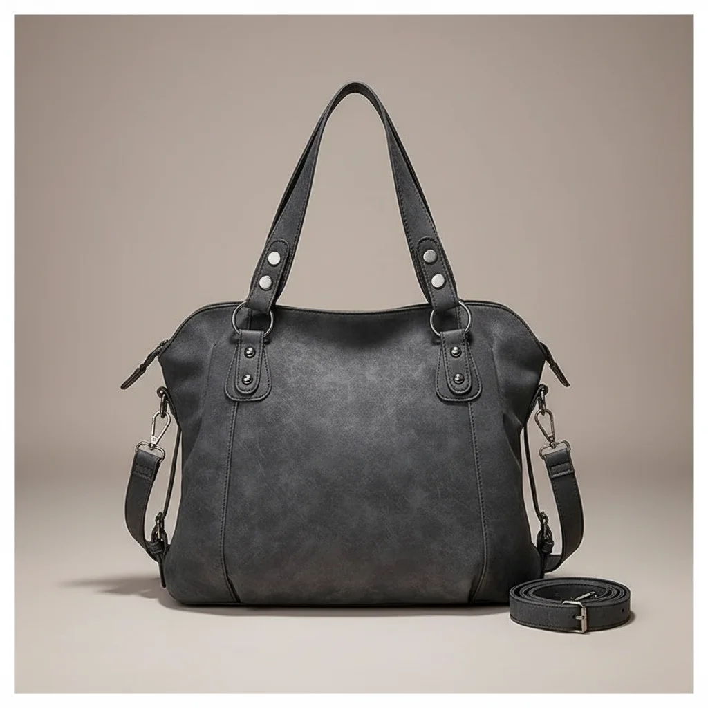 Sac lycéenne daim synthétique bandoulière ajustable - Vue 12 - sac lycéenne