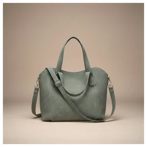 Sac lycéenne daim synthétique bandoulière ajustable - Vue 2 - sac lycéenne