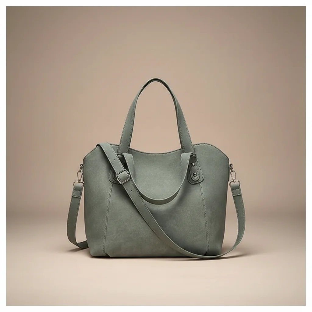 Sac lycéenne daim synthétique bandoulière ajustable - Vue 2 - sac lycéenne