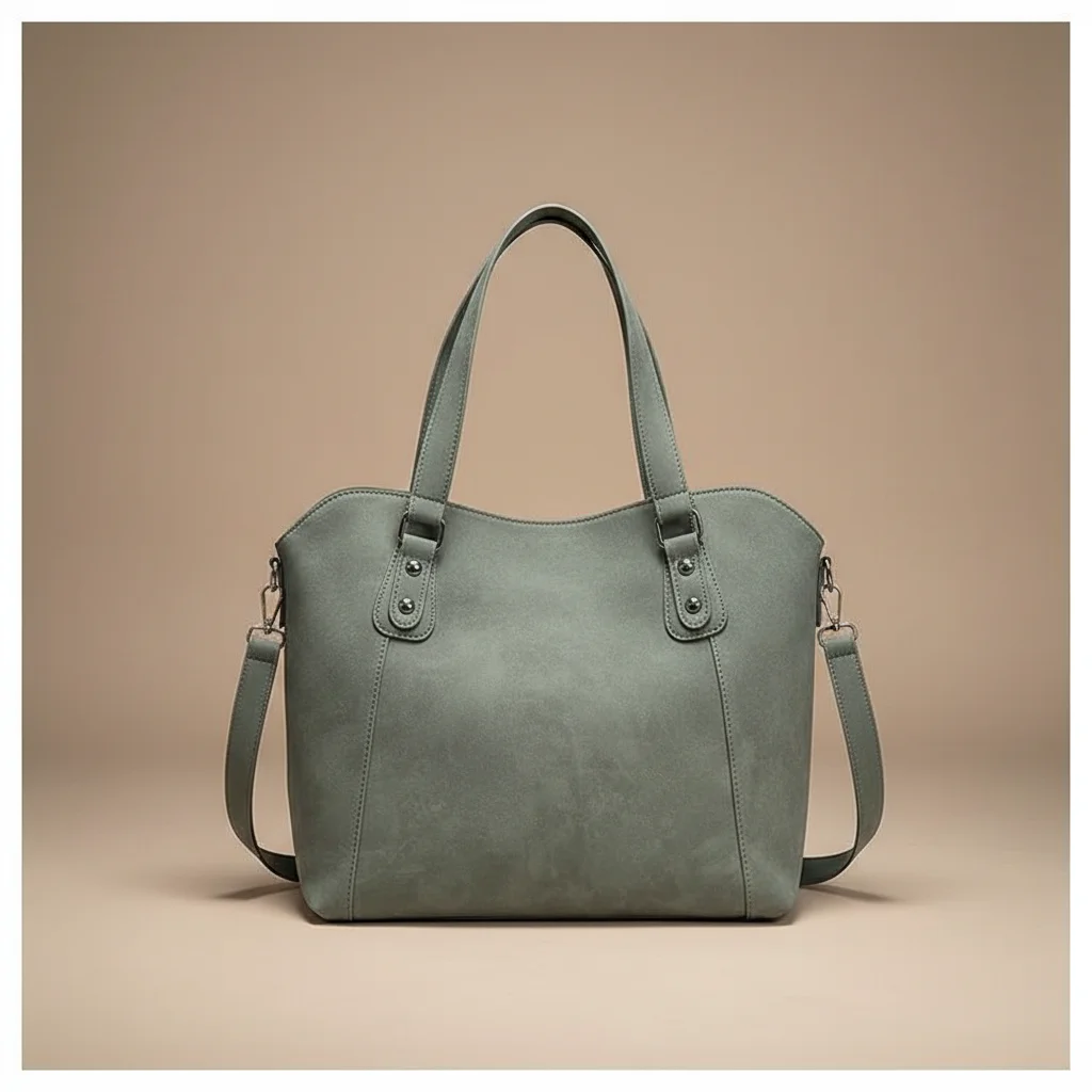 Sac lycéenne daim synthétique bandoulière ajustable - Vue 5 - sac lycéenne