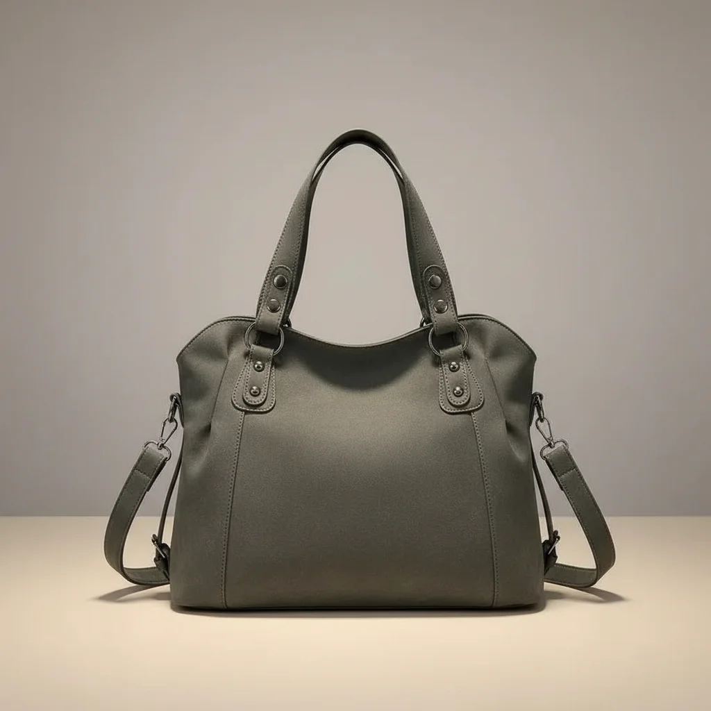 Sac lycéenne daim synthétique bandoulière ajustable - Vue 7 - sac lycéenne