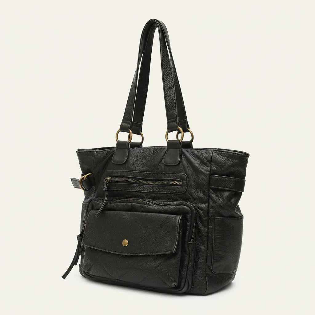 Sac lycéenne grand format vintage - Vue 1 - sac lycéenne