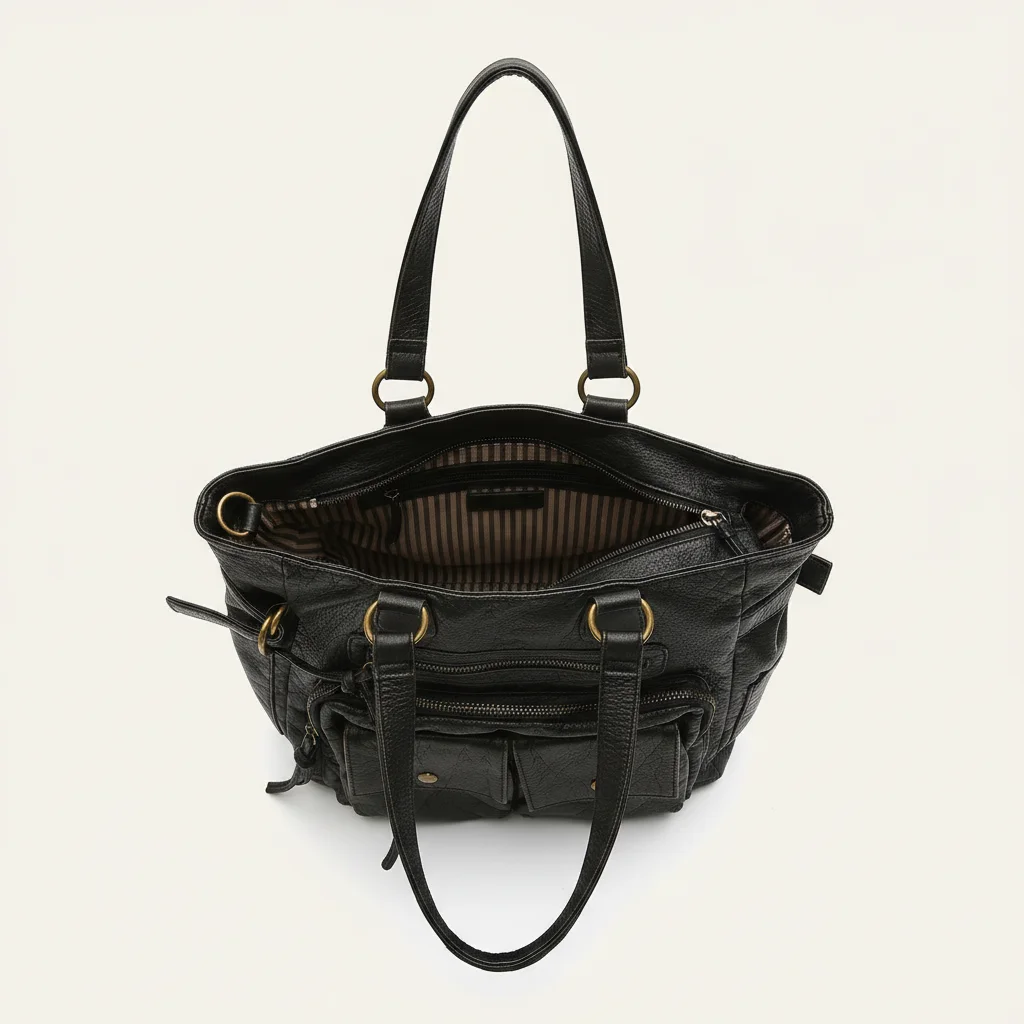 Sac lycéenne grand format vintage - Vue 3 - sac lycéenne