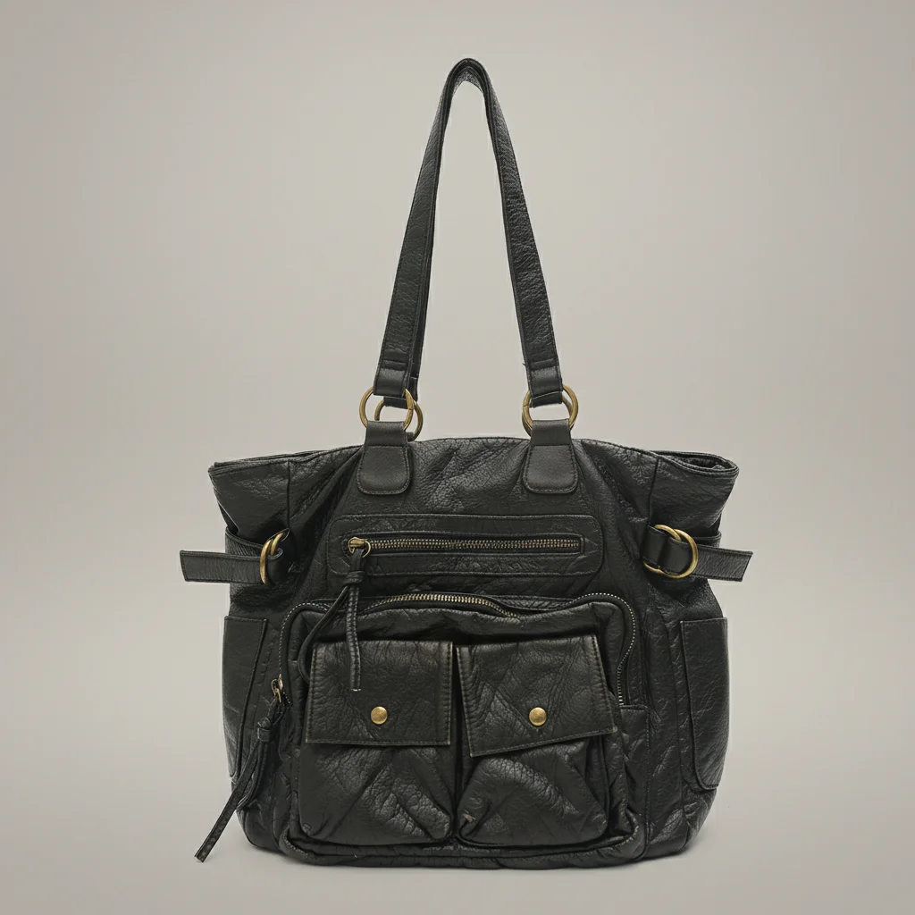 Sac lycéenne grand format vintage - Vue 6 - sac lycéenne