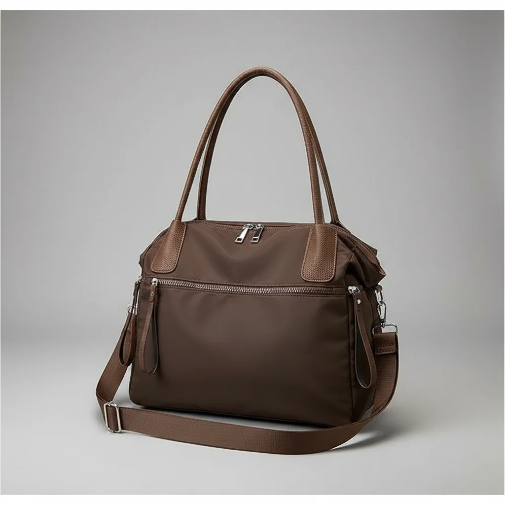 Sac lycéenne nylon imperméable moderne - Vue 1 - sac lycéenne