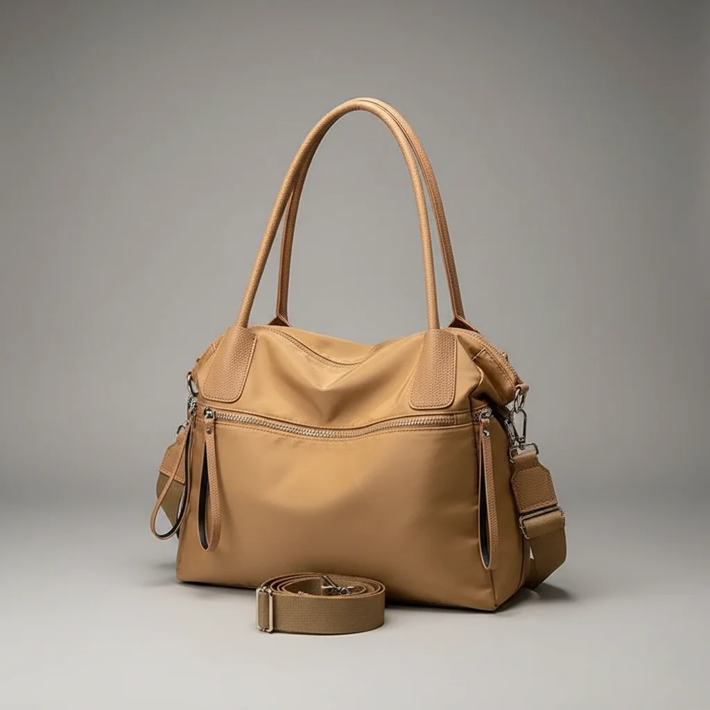 Sac lycéenne nylon imperméable moderne - Vue 10 - sac lycéenne