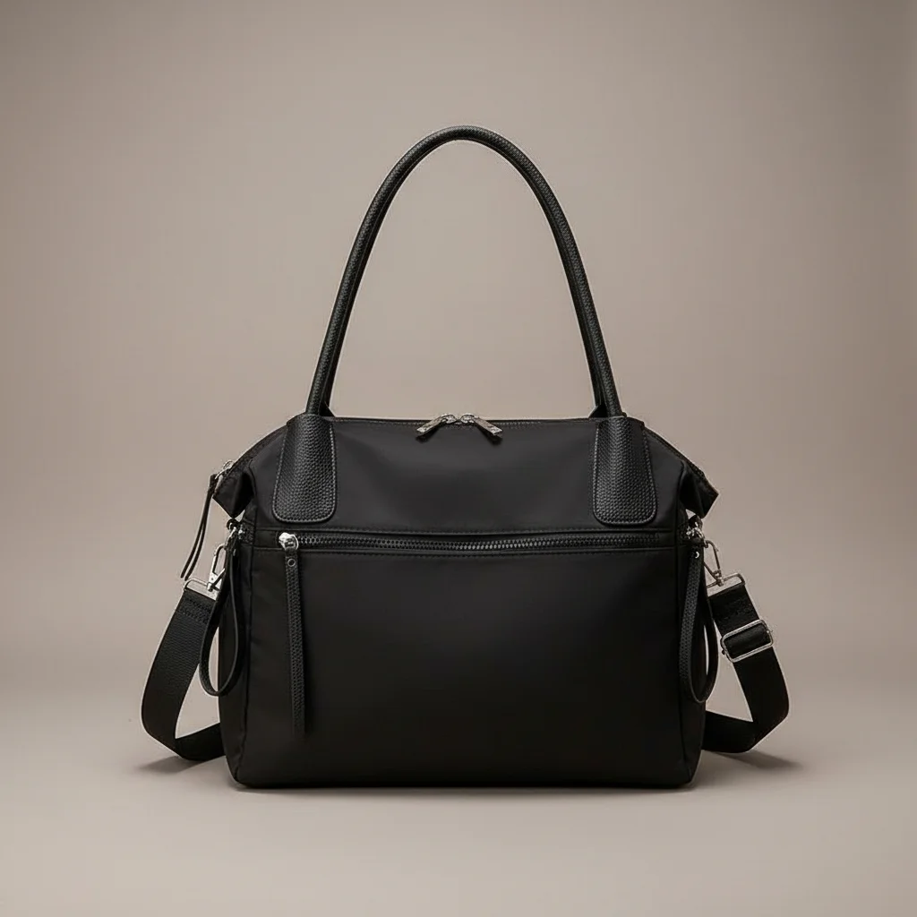 Sac lycéenne nylon imperméable moderne - Vue 11 - sac lycéenne