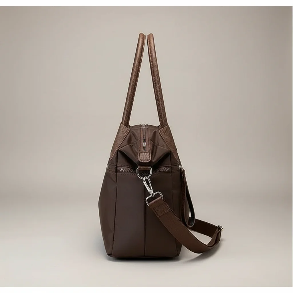 Sac lycéenne nylon imperméable moderne - Vue 2 - sac lycéenne