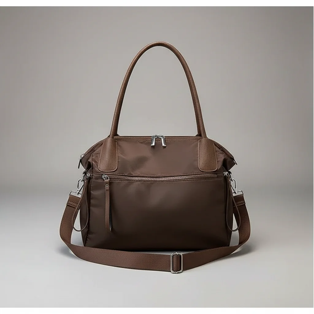 Sac lycéenne nylon imperméable moderne - Vue 3 - sac lycéenne