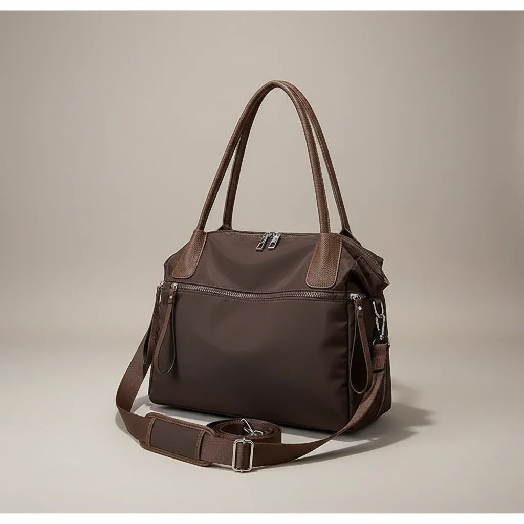 Sac lycéenne nylon imperméable moderne - Vue 4 - sac lycéenne