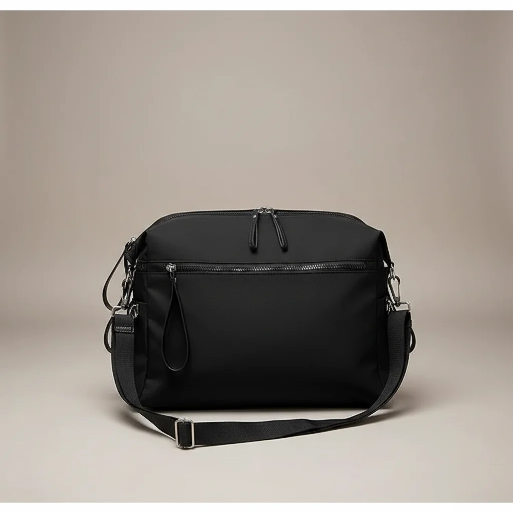 Sac lycéenne nylon imperméable moderne - Vue 8 - sac lycéenne