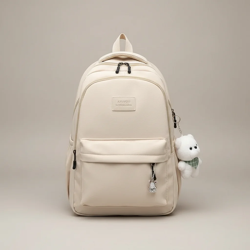 Sac lycéenne polyester imperméable 43cm - Vue 7 - sac lycéenne