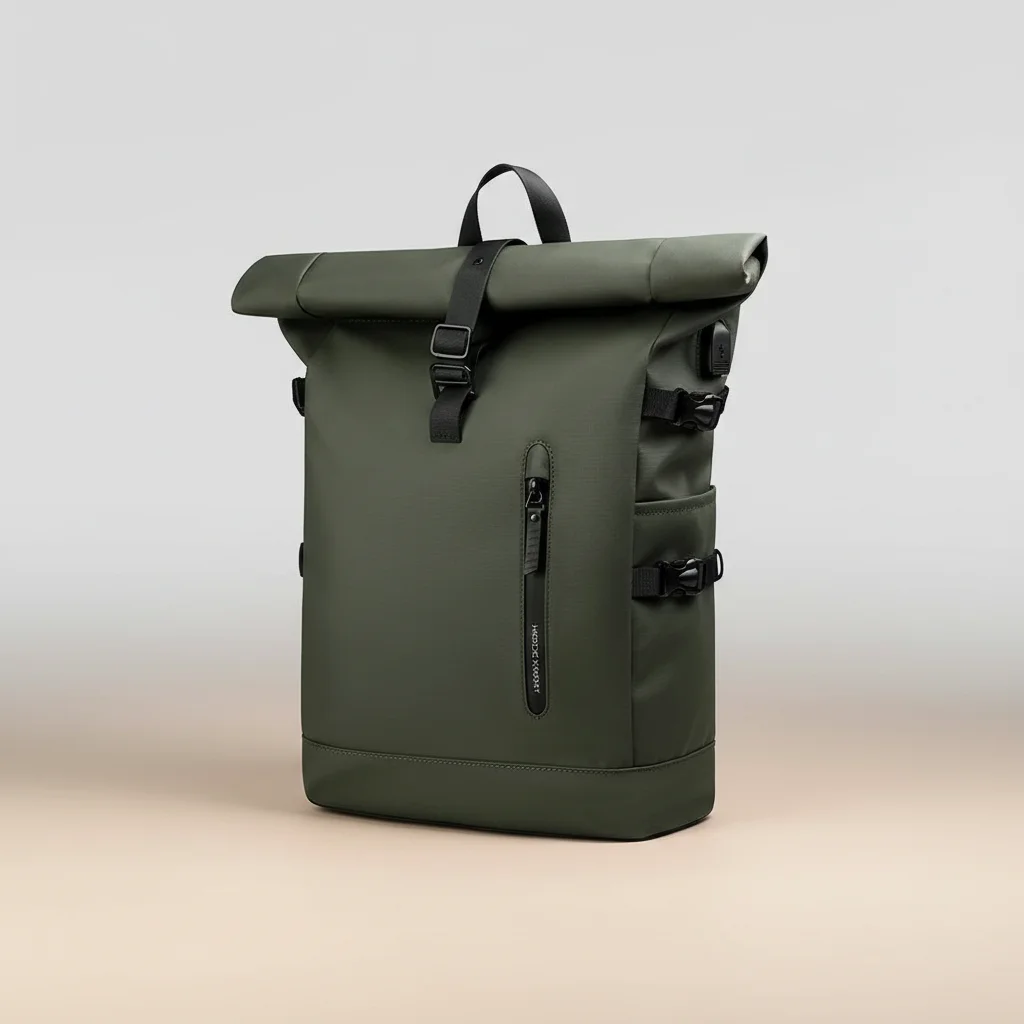 Sac lycéenne roll top imperméable 27l - Vue 14 - sac lycéenne