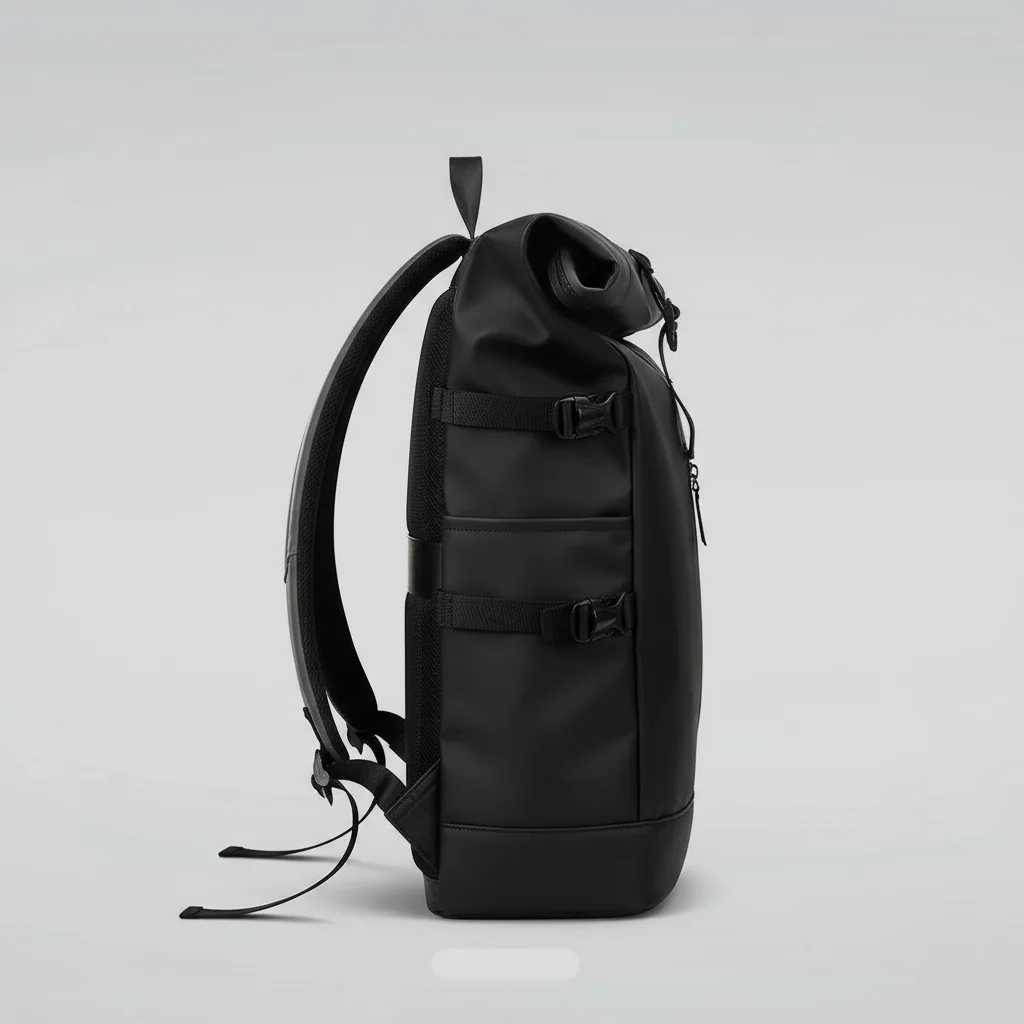 Sac lycéenne roll top imperméable 27l - Vue 3 - sac lycéenne