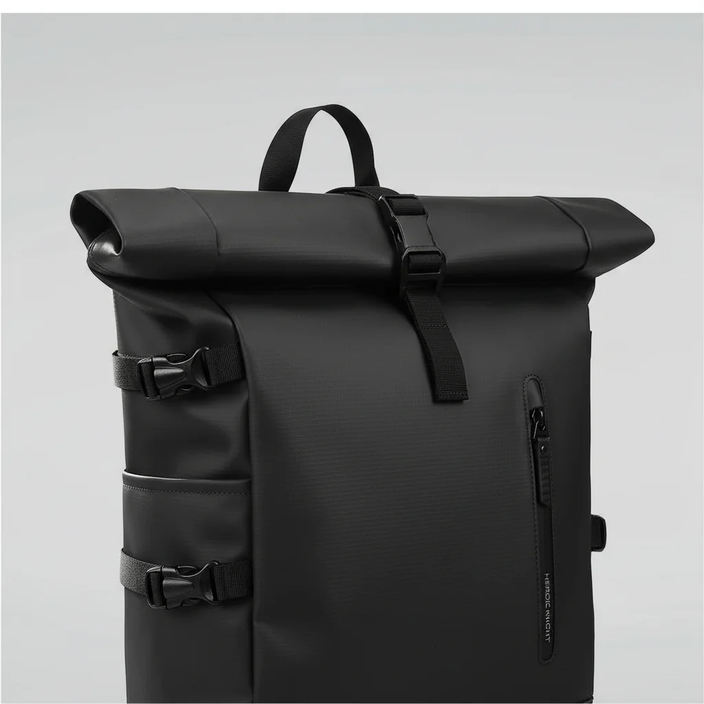 Sac lycéenne roll top imperméable 27l - Vue 4 - sac lycéenne