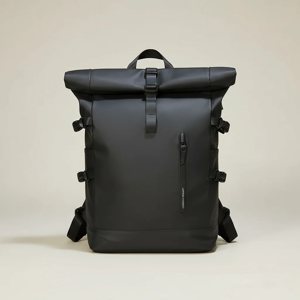 Sac lycéenne roll top imperméable 27l - Vue 7 - sac lycéenne