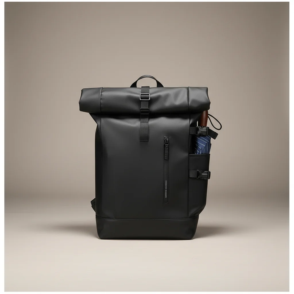 Sac lycéenne roll top imperméable 27l - Vue 9 - sac lycéenne