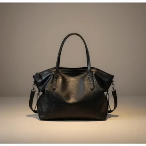 Sac lycéenne simili cuir bandoulière - Vue 2 - sac lycéenne