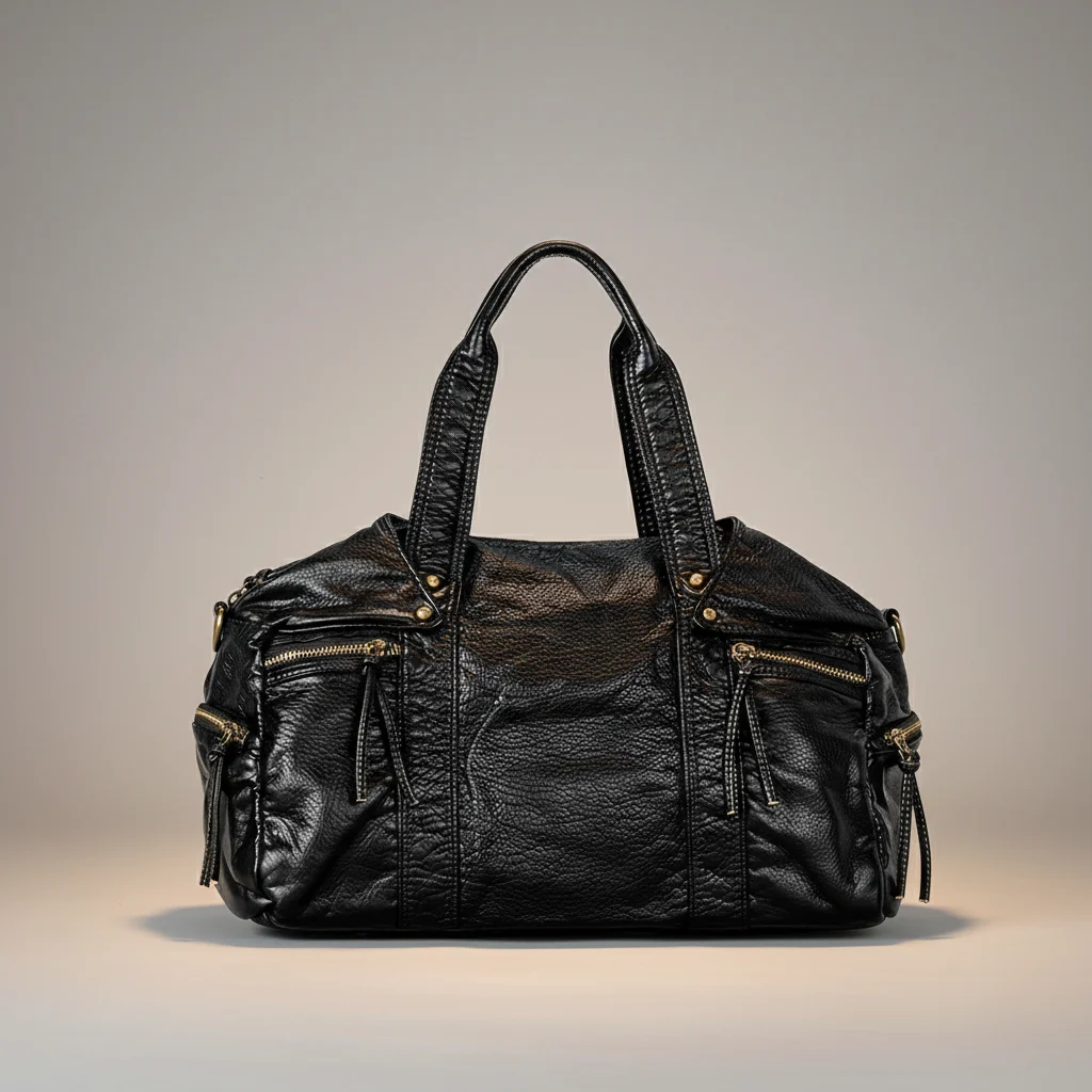 Sac lycéenne simili cuir grand format - Vue 7 - sac lycéenne