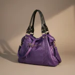 Sac lycéenne simili cuir 15 pouces - Vue 1 - sac lycéenne