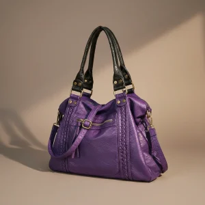 Sac lycéenne simili cuir 15 pouces - Vue 1 - sac lycéenne