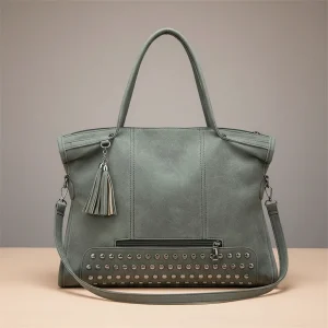 sac lycéenne simili daim bandoulière confort - Vue 1 - sac lycéenne