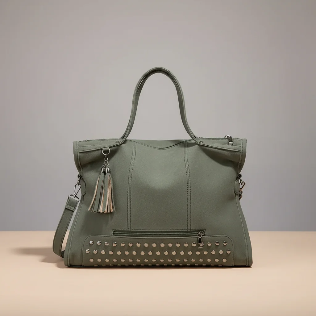 sac lycéenne simili daim bandoulière confort - Vue 6 - sac lycéenne