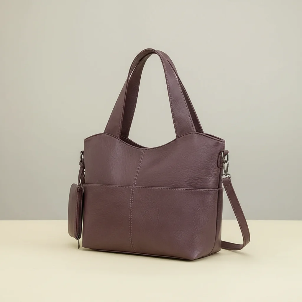 Sac lycéenne similicuir bandoulière structuré - Vue 13 - sac lycéenne