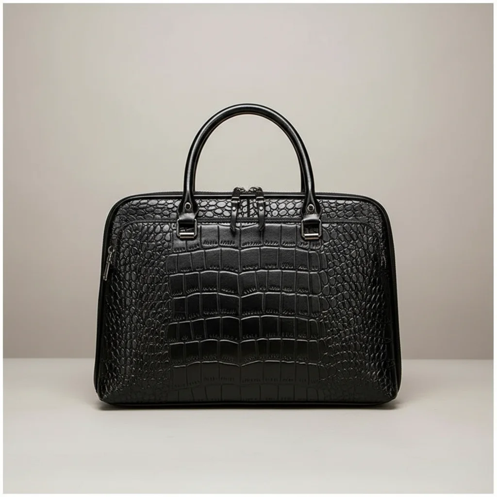 Sac lycéenne similicuir 15 pouces structuré - Vue 1 - sac lycéenne