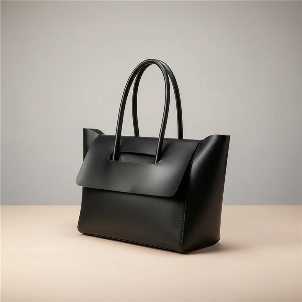 Sac lycéenne similicuir rabat moderne - Vue 3 - sac lycéenne