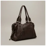 Sac lycéenne similicuir spacieux - Vue 1 - sac lycéenne