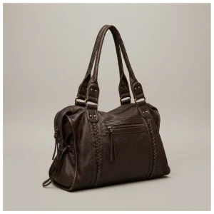 Sac lycéenne similicuir spacieux - Vue 1 - sac lycéenne